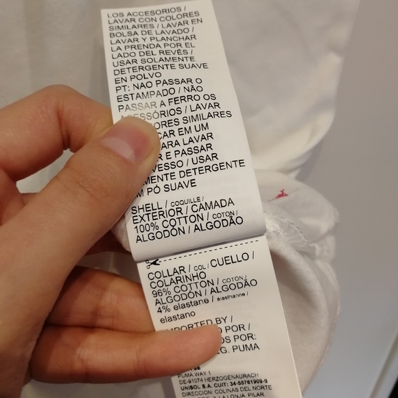 PUMA X HELLY HANSEN puma white graphic tshirt 100% cotton Medium NWT - Picture 11 of 14